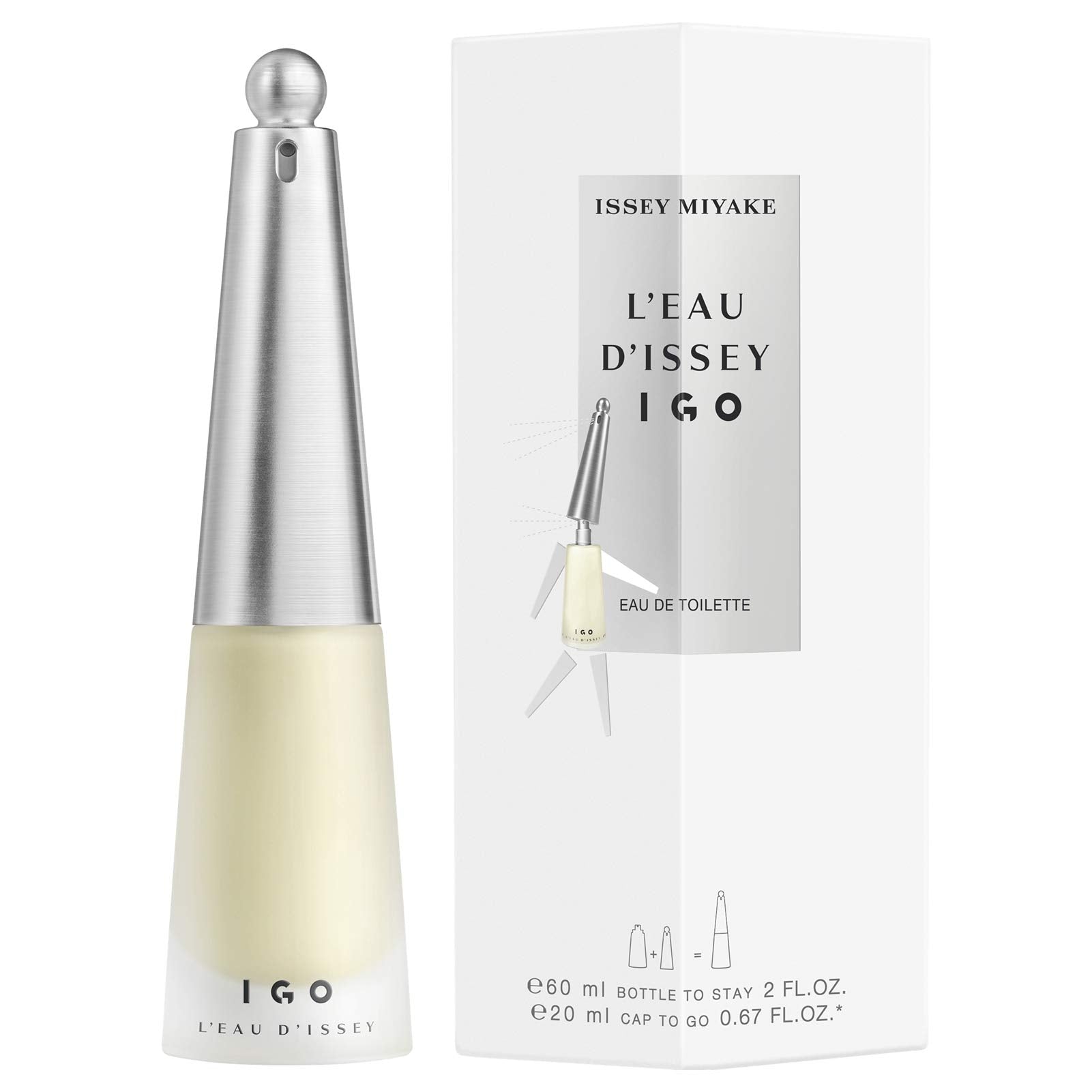 IsseyMiyakeL_EauD_IsseyIgo_W_Edt60Ml_EdtCapToGo20Ml Issey Miyake L'Eau D'Issey Igo Perfume For Women EDT 60ml + EDT Cap To Go 20ml - Image 1