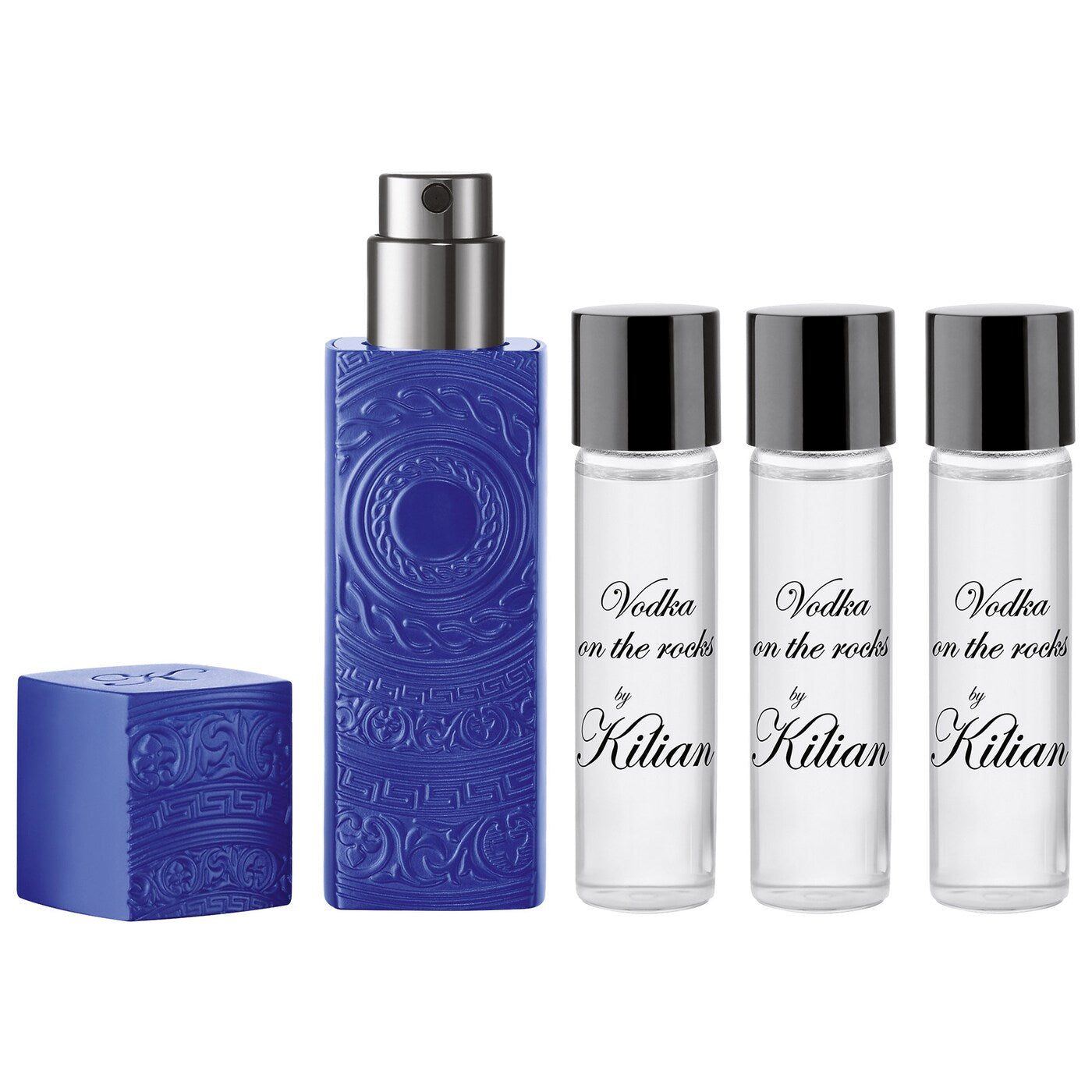 KILIANVODKAONTHEROCKS_U_MINISETEDP4x7.5mlREFILLS_TRAVELSPRAY_D_FR KILIAN VODKA ON THE ROCKS GIFT SET - Image 1