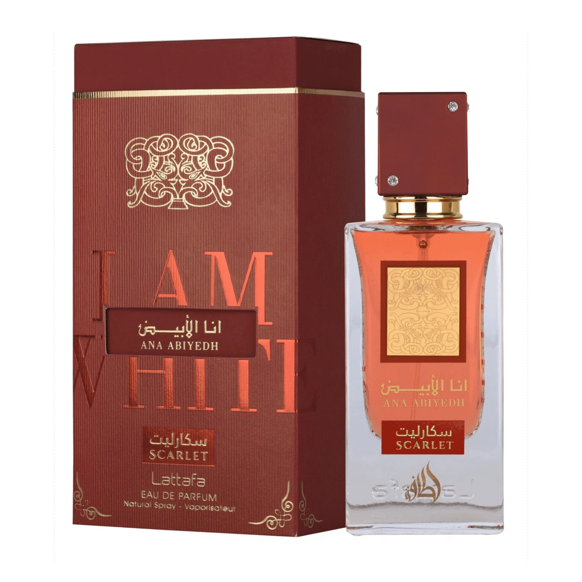 Lattafa Ana Abiyedh Scarlet For Unisex EDP 60ml - Image 4