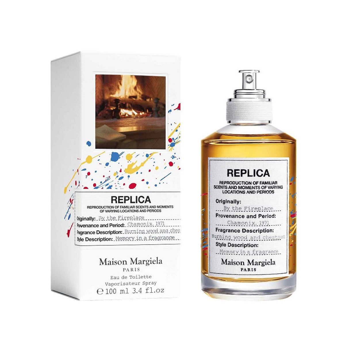 MaisonMargielaReplicaByTheFireplace_U_Edt100MlRefillable Maison Margiela Replica By The Fireplace Perfume For Unisex EDT 100ml Refillable - Image 1