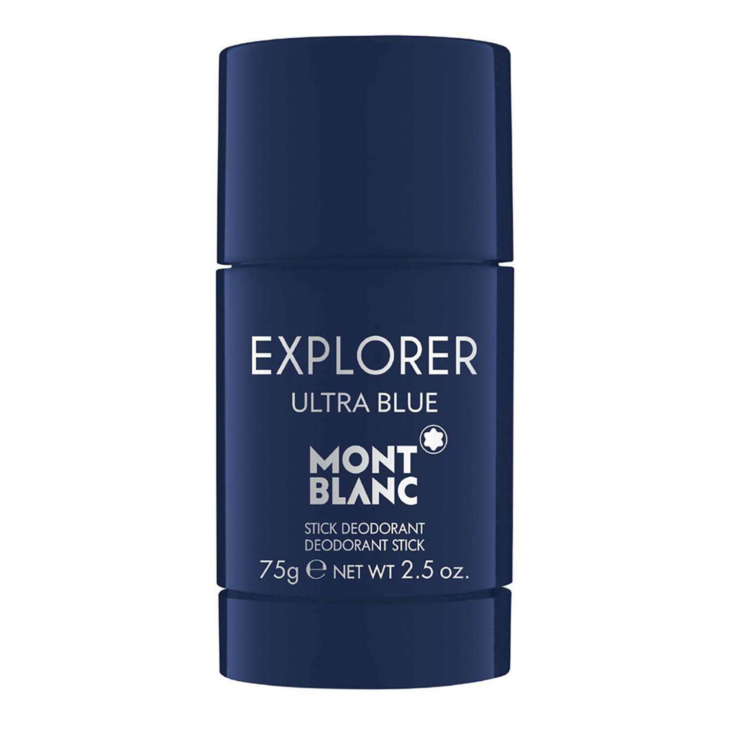 MontBlancExplorerUltraBlue_M_DeoStick75GFr Mont Blanc Explorer Ultra Blue Deo Stick For Men 75g - Image 1