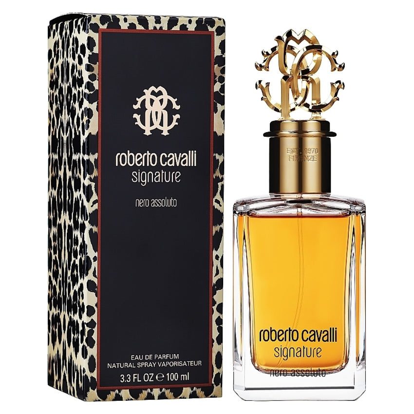 RobertoCavalliSignatureNeroAssoluto_W_Edp100Ml Roberto Cavalli Signature Nero Assoluto Perfume For Women EDP 100ml - Image 1
