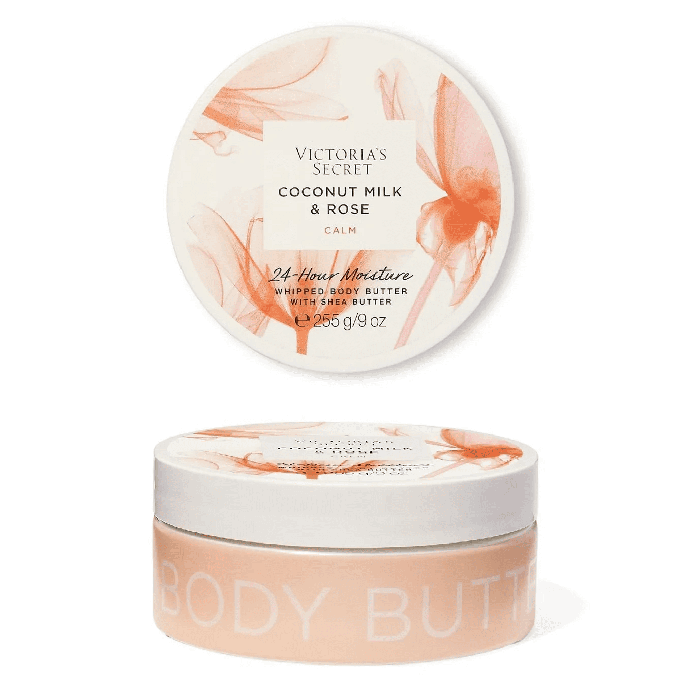 Victoria_SSecretCoconutMilk_RoseCalm_W_WhippedBodyButter255G Victoria's Secret Coconut Milk & Rose Calm Whipped Body Butter For Women 255gm - Image 1