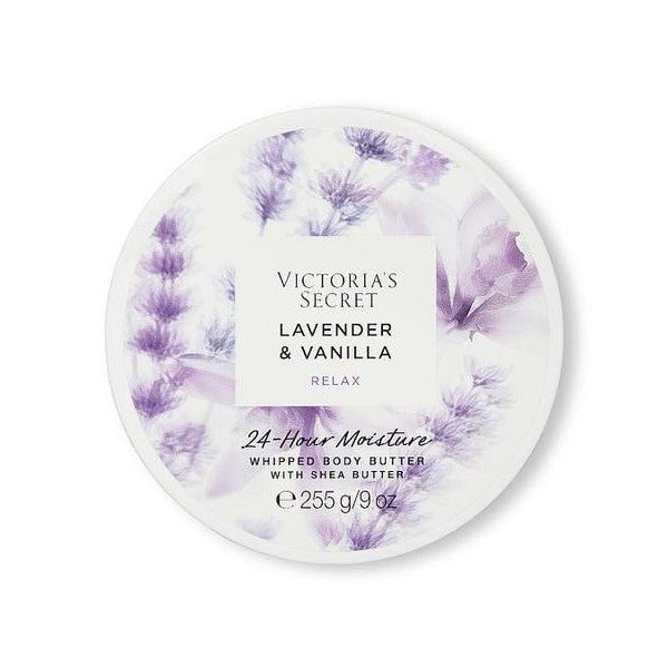 Victoria_SSecretLavender_VanillaRelax_W_WhippedBodyButter255G Victoria's Secret Lavender & Vanilla Relax Whipped Body Butter For Women 255gm - Image 1