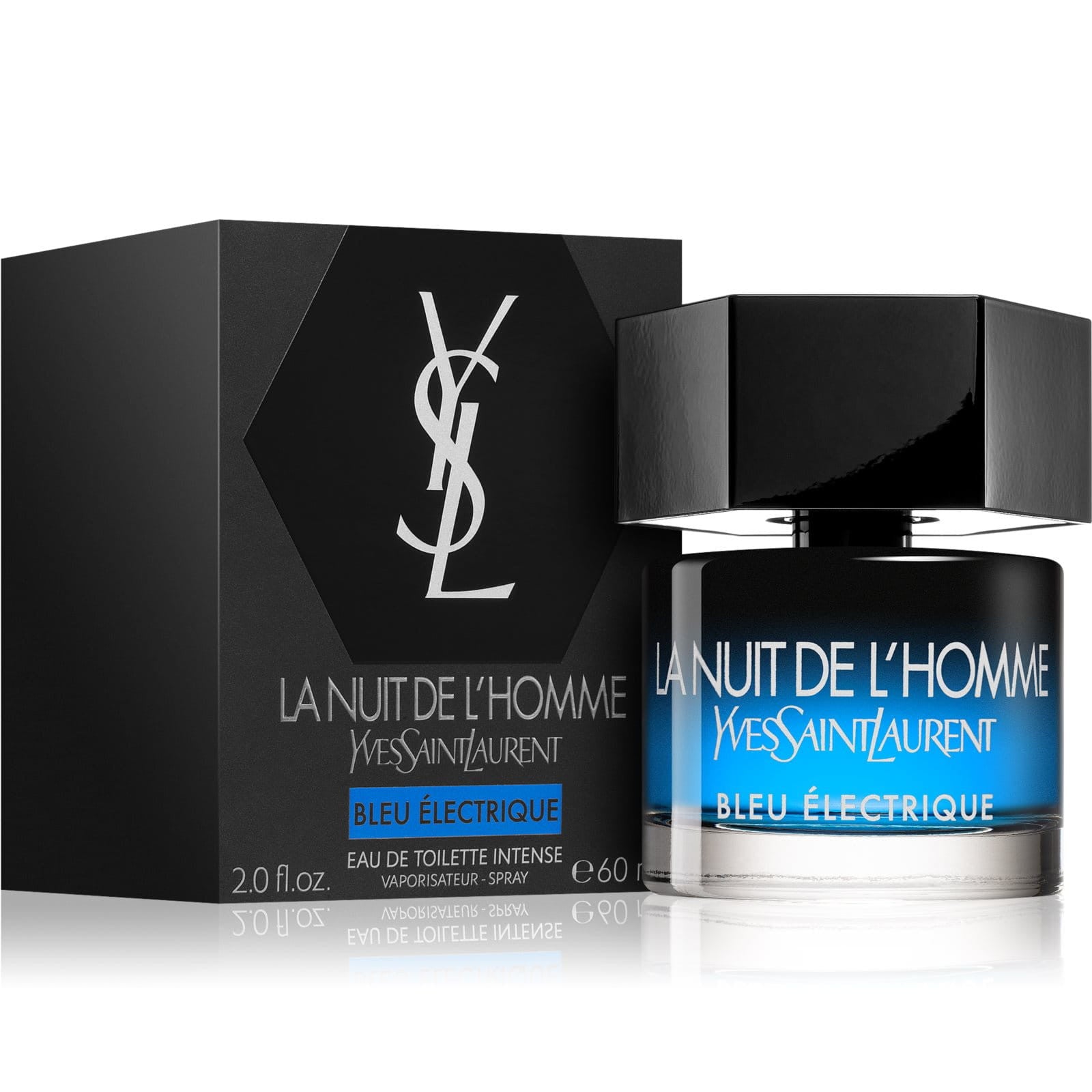 YvesSaintLaurentLaNuitDeL_HommeBleuElectrique_M_EdtIntense60Ml Yves Saint Laurent La Nuit De L'Homme Bleu Electrique Perfume For Men EDT Intense 60ml - Image 1