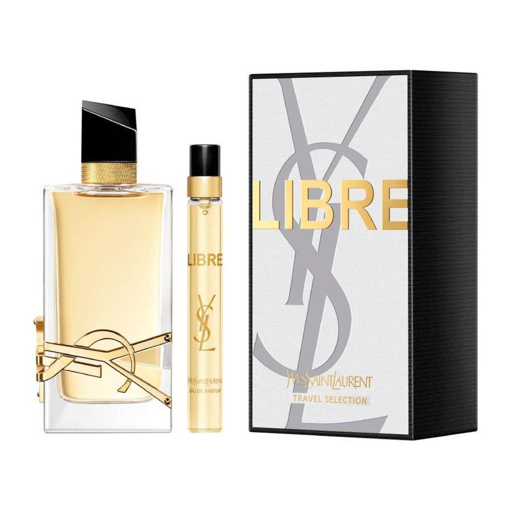 YvesSaintLaurentLibre2SetTravelSelection_EDP90ml_EDP10mlMiniature Yves Saint Laurent Libre Travel Selection Gift Set For Women - Image 1