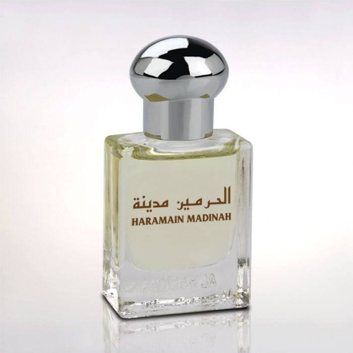 b49lRrERpbZP3852GJIlbbsR6HElCCEj0BIJs1Us Al Haramain Madinah Concentrated Perfume Oil 15ml Tester - Image 1