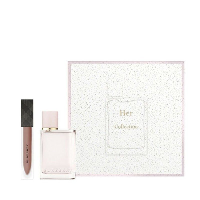 burberry-burberry-her-eau-de-parfum-50ml-6ml-liquid-lip-velvet-fawn-set Burberry Burberry Her for Women EDP 50ml + 6ml Liquid Lip Velvet Fawn Set - Image 1