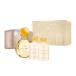 BVLGARI Goldea Gift Set EDP Spray 90ml, Bath Spary 75ml, Shower Gel 75ml & Pouch