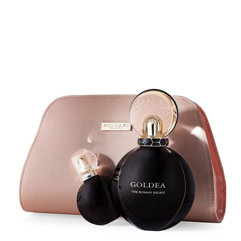 BVLGARI GOLDEA THE ROMAN NIGHT EDP 75ML+15ML MINI+POUCH SET - Image 2
