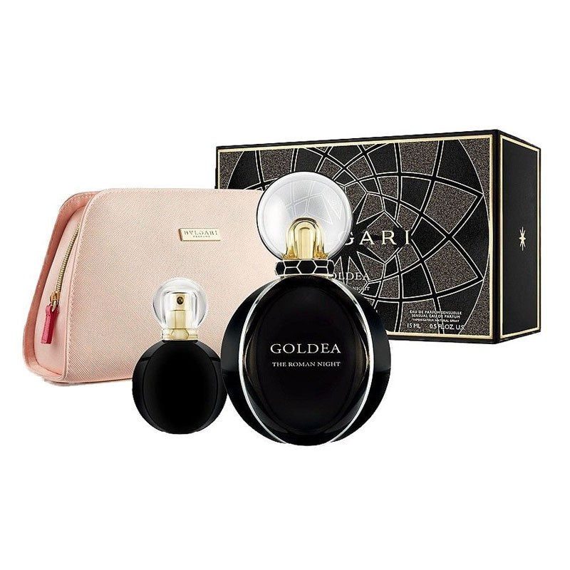 bvlgari_goldea_the_roman_night_edp_75ml_15ml_mini_pouch_set BVLGARI GOLDEA THE ROMAN NIGHT EDP 75ML+15ML MINI+POUCH SET - Image 1