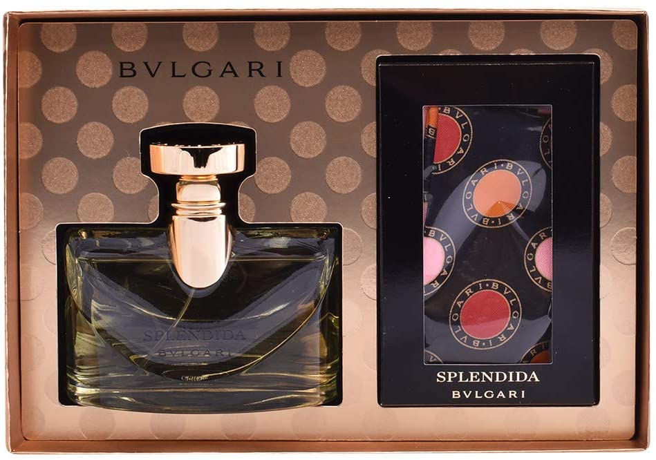BVLGARI Splendida Iris D'Or EDP 100 ml +Scarf Set For Women - Image 1