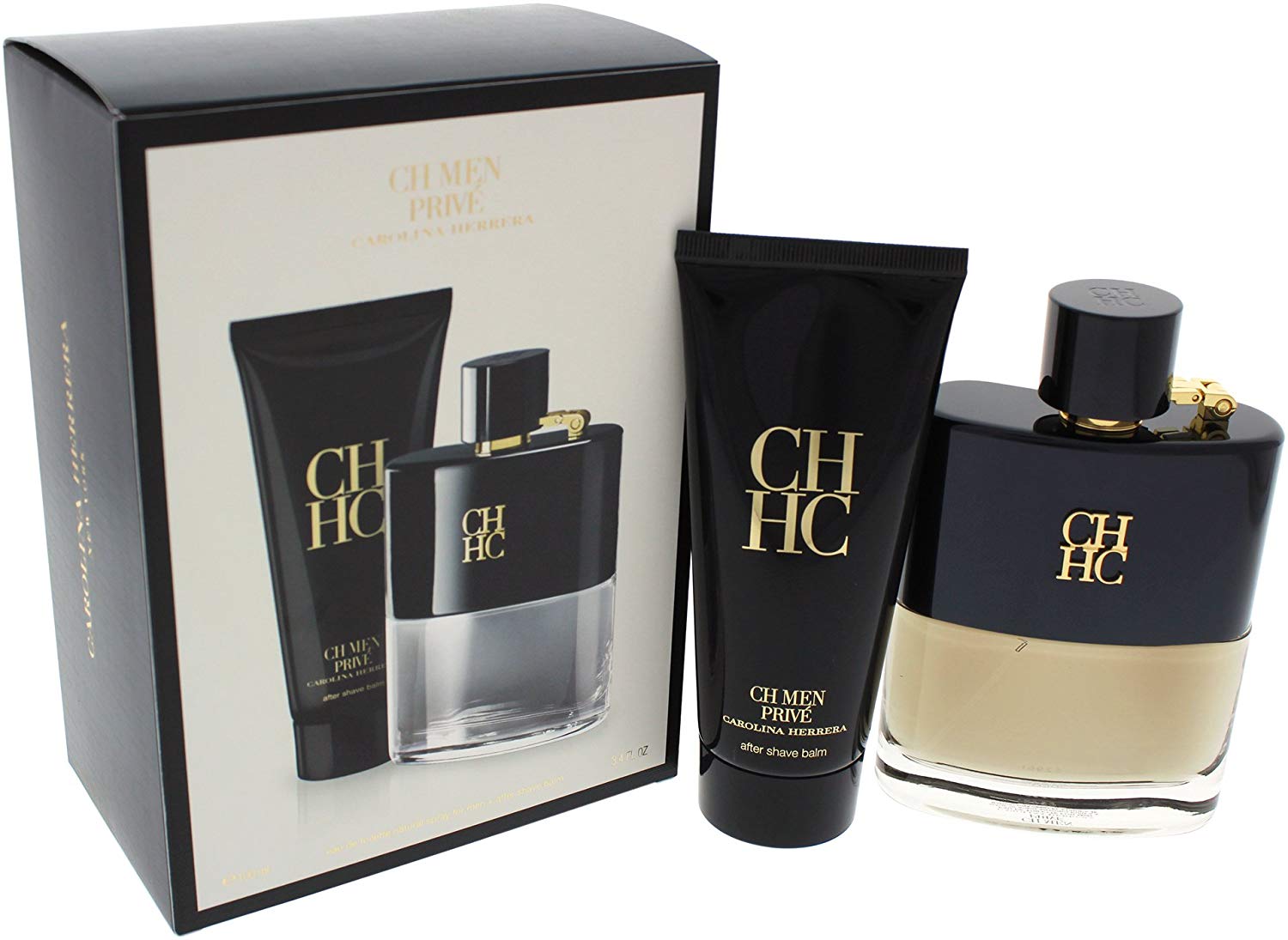 CAROLINA HERRERA Prive Edition Travel Set For Men, Perfume 100 + After Shave Balm 100 ml - Image 1
