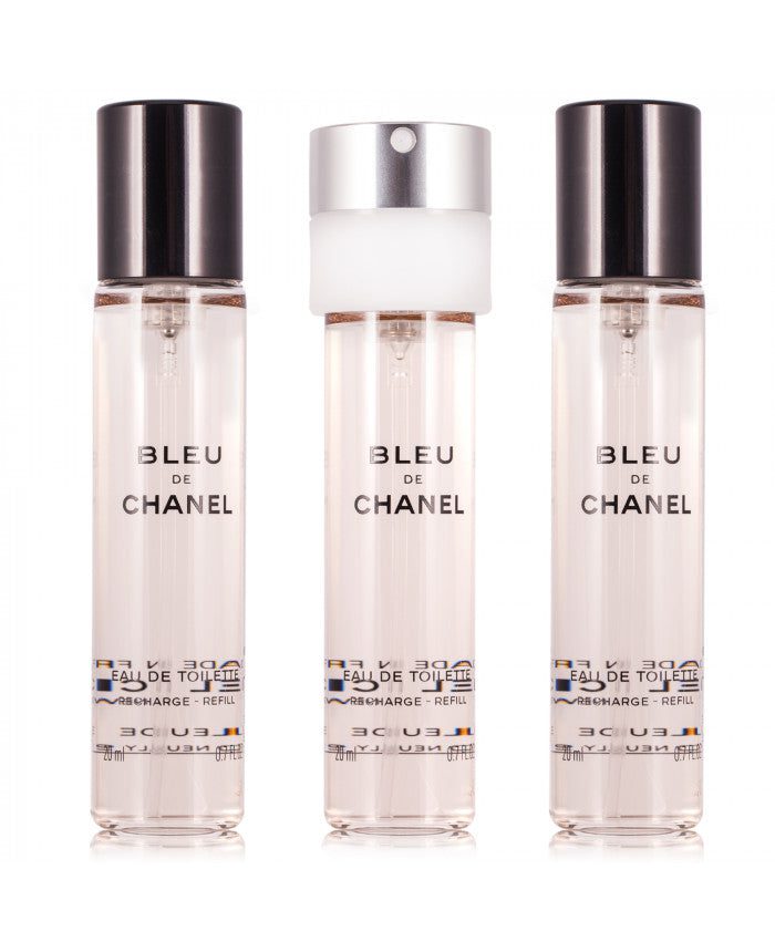chanel-bleu-de-chanel-chanel-bleu-de-chanel-eau-de-toilette-nachfuellungen-3-x-20-ml-3145891078107 CHANEL BLEU DE CHANEL POUR HOMME FOR MEN EDT 3 x 20 ml TRAVEL SPRAY REFILL - Image 1