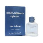 Dolce & Gabbana Light Blue Eau Intense Pour Homme Mini Perfume For Men EDP 4.5 ml