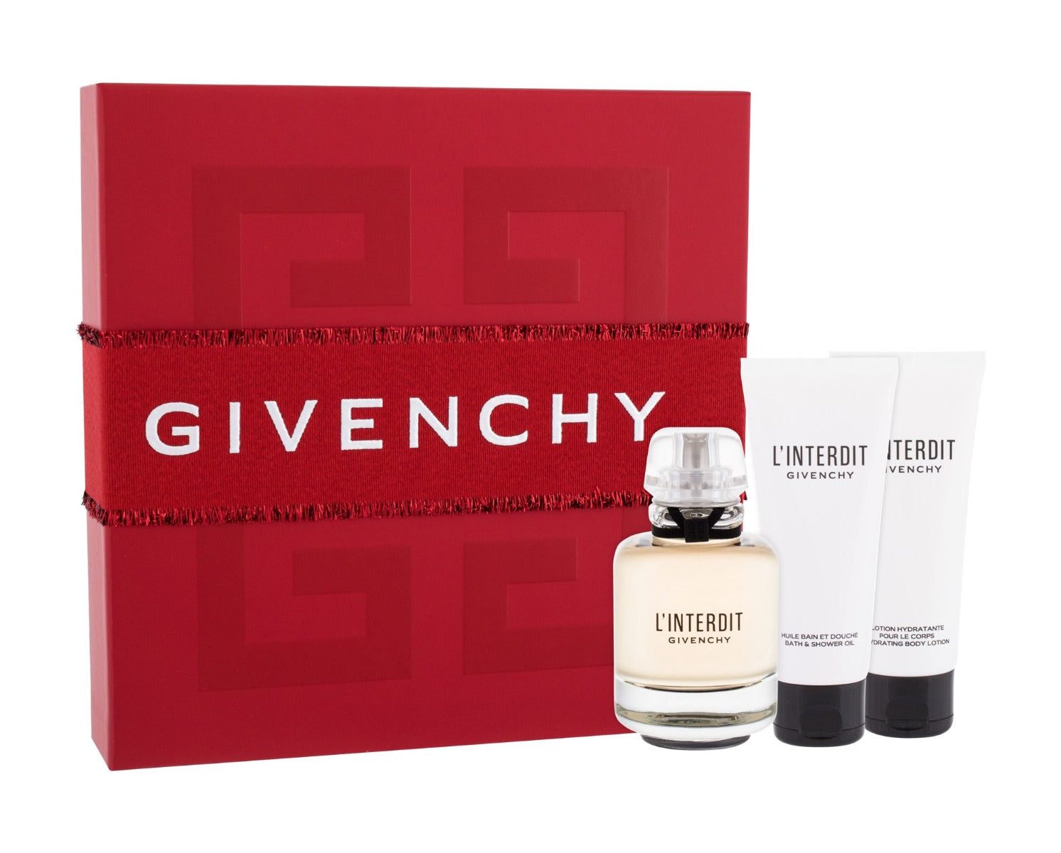 Givenchy L'Interdit Set For Women EDP 80 ml + Hydrating Body Lotion 75 ml + Bath&Shower Oil 75 ml - Image 1