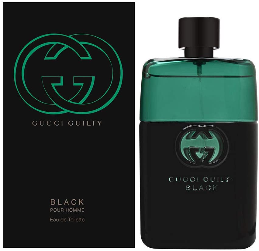 GUCCI Guilty Black Eau De Toilette For Men, 3.0 Oz- 90ml - Image 1