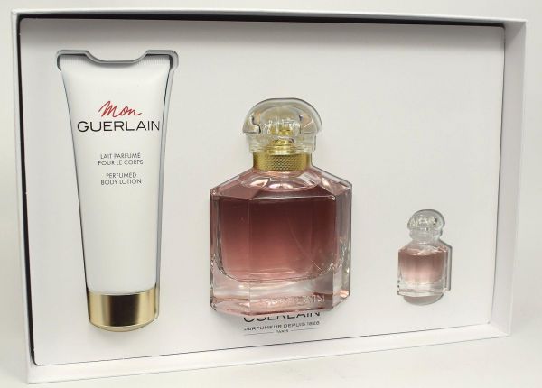 Guerlain Mon Set EDP 100ML + EDP Mini 5ml + Body Lotion 75ml - Image 1