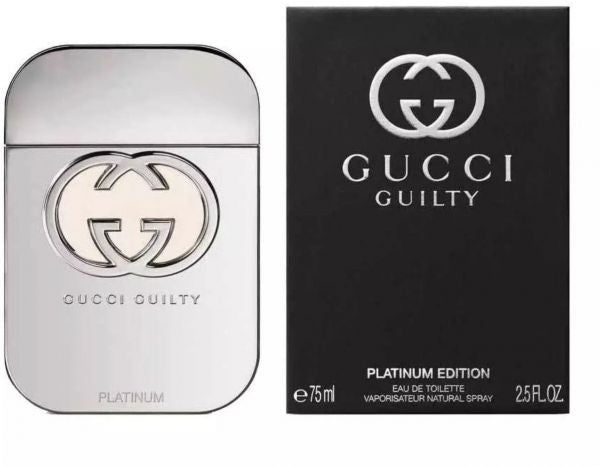 Gucci Guilty Platinum For Women- Eau De Toilette, 75 ML - Image 1