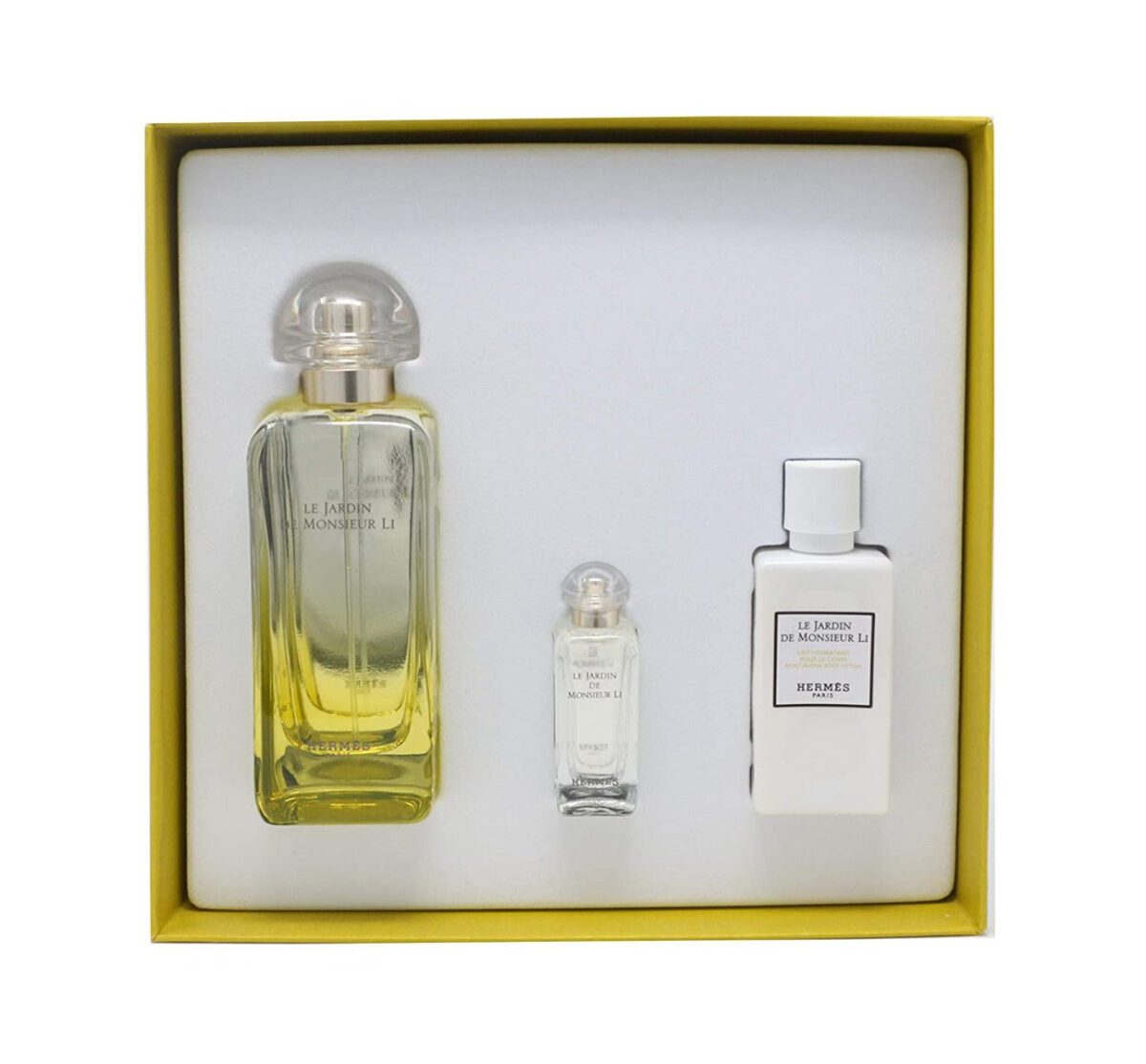 Hermes Le Jardin De Monsieur Li For Unisex Set Edt 100 ml + Edt 7.5 ml + Moisturizing Body Lotion 80 ml - Image 3