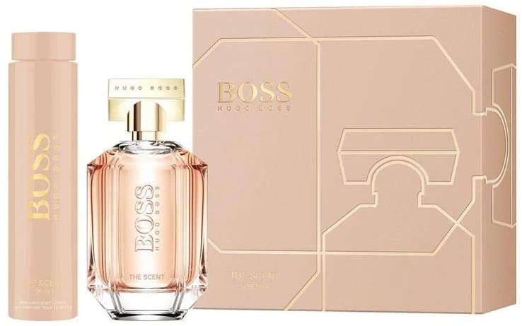 hugo_boss_the_scent_for_her_w_set Boss The Scent For Her Hugo Boss Set for women (EDP 100 ml + perfumed BODY LOTION 200 ml ) - Image 1
