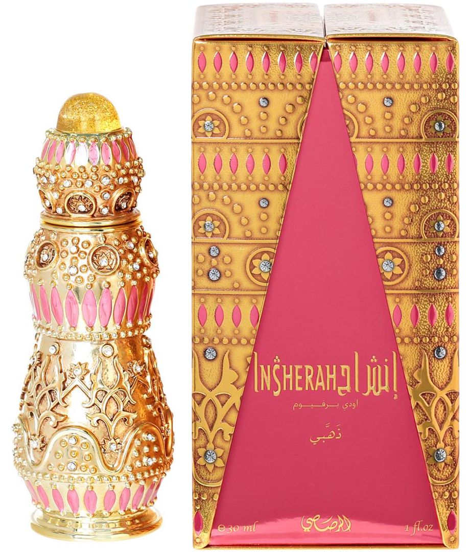 item_xxl_10189473_12611591 Rasasi Insherah Gold Perfume For Unisex, EDP, 30ml - Image 1
