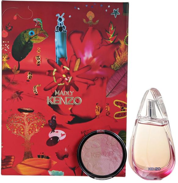 kenzo_madly_80ml_face_powder_set_for_women Kenzo Madly Women Edt 80ml+10g Face Powder Set - Image 1