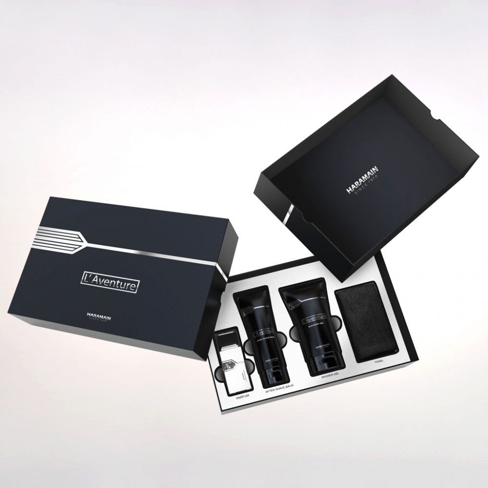 laventure_gift_set_1024pxl Haramain L’Aventure Spray Gift Set for Men - Image 1