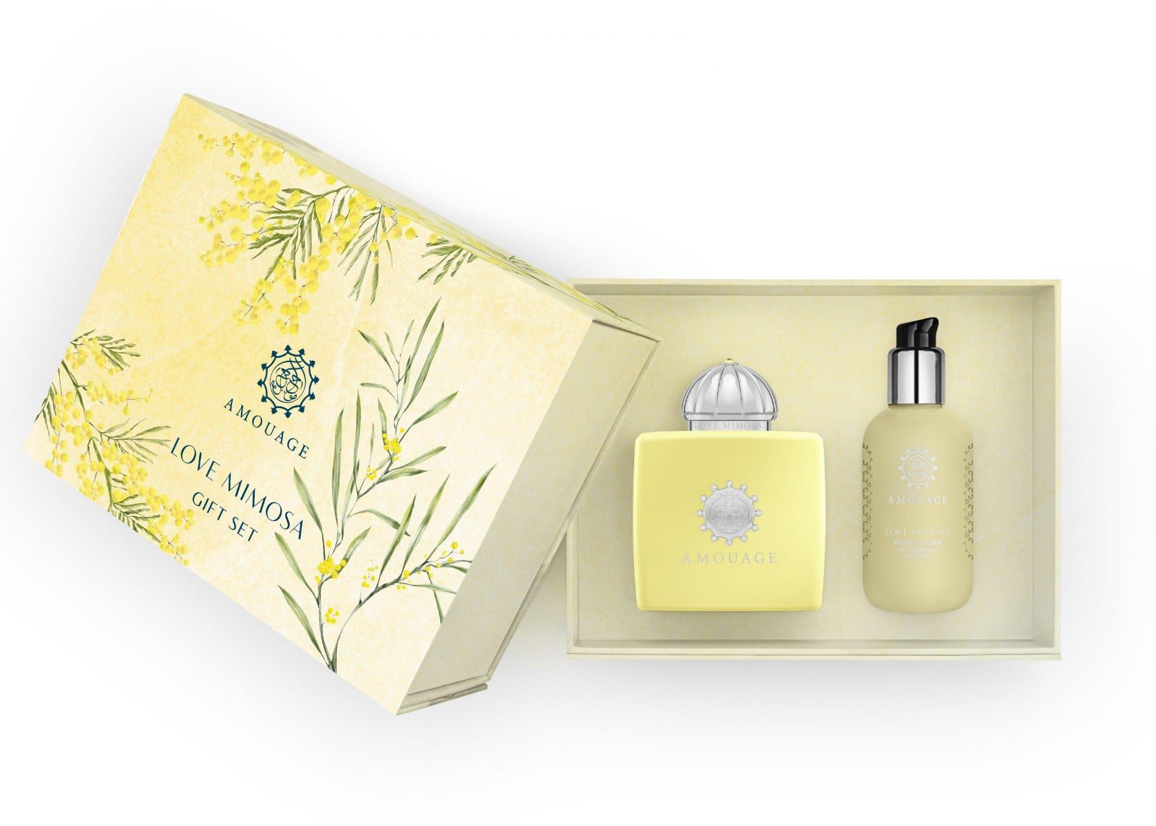 lovemimosa_giftset-scaled-1 Amouage Love Mimosa - Gift Set For Women - EDP 100 ml + Body Lotion 100 ml - Image 1