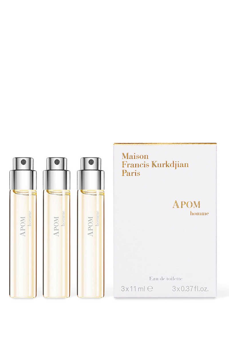 Maison Francis Kurkdjian Apom Homme  for men Eau de Toilette Refills Set 3x11 Ml - Image 1