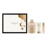 GUCCI GUILTY POUR FEMME 90ML EDP+ 15ML EDP + 50ML BODY LOTION GIFT SET