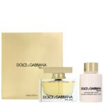 DOLCE & GABBANA THE ONE FOR WOMEN EDP 75ML+100ML BODY LOTION TRAVEL SET