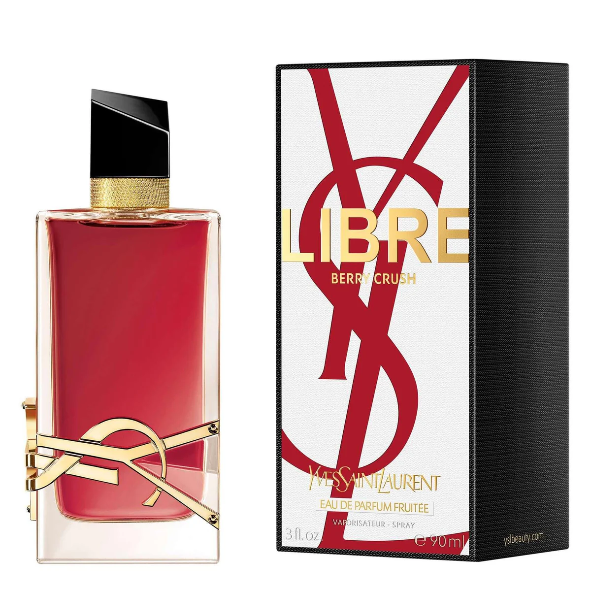 LIBRE_BERRY_CRUSH_box_n_bottle Ysl Libre Berry Crush For Women Eau De Parfum 90ML - Image 1